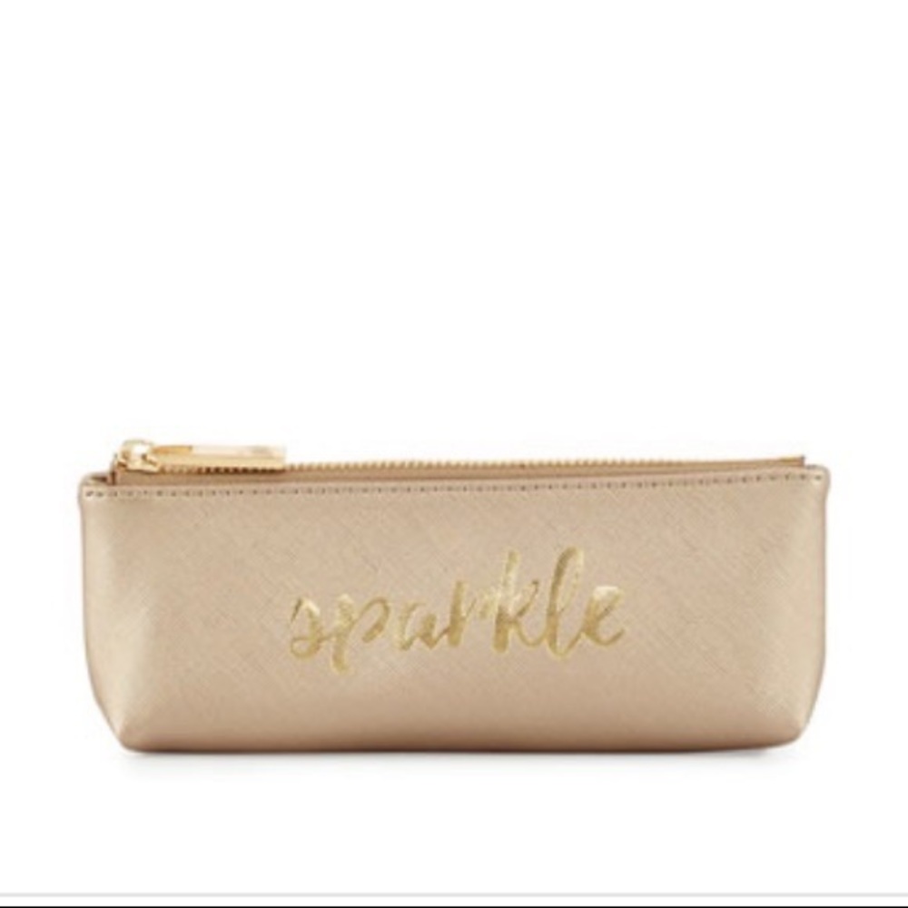 Neiman Marcus Light Gold “Sparkle” Pouch